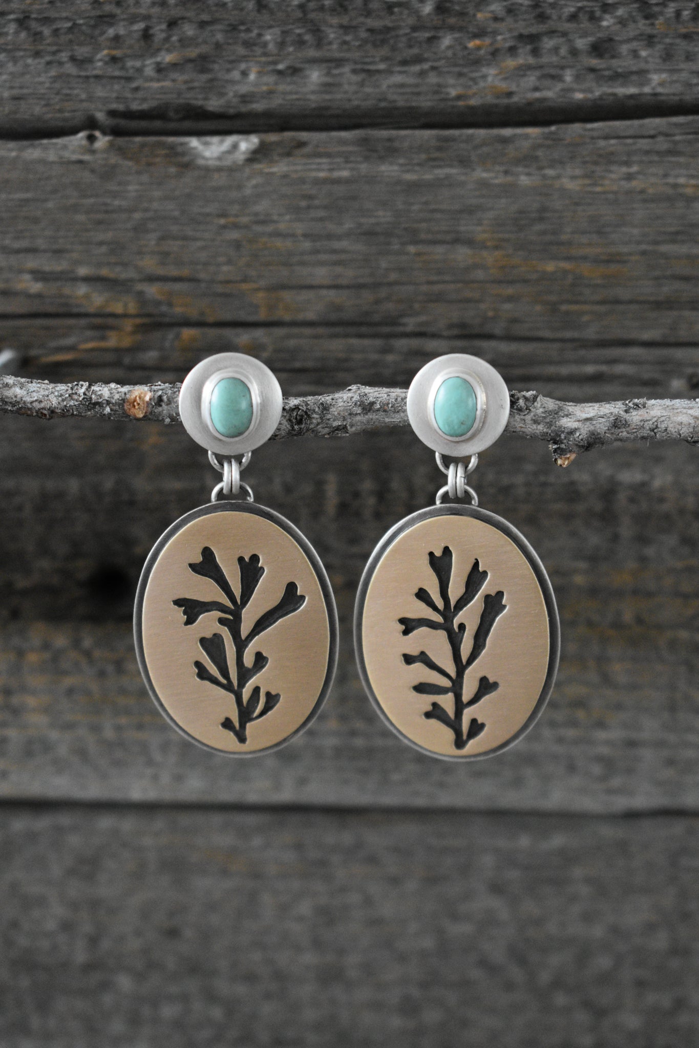 SAGEBRUSH & TURQUOISE STUDS
