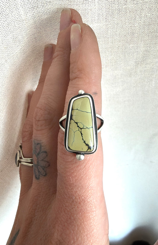 NAUTILUS VARISCITE RING SIZE 7