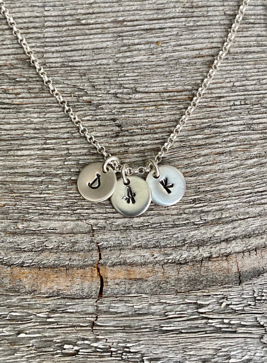 INITIAL CHARM NECKLACE