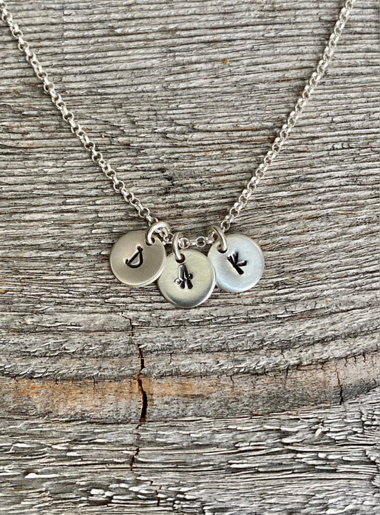 INITIAL CHARM NECKLACE